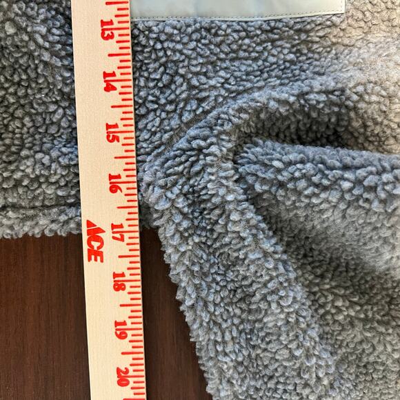 Abercrombie Kids Fleece Jacket Size 11/12 Gray Blue Pockets Outdoor - Picture 10 of 12